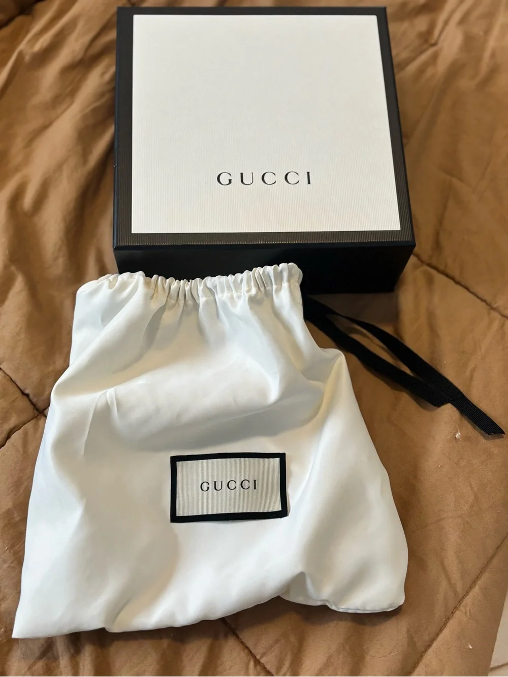 Gucci Black Leather Belt with Gold GG Buckle